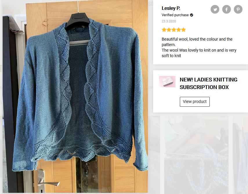 February 2020 Ladies Box On Sale Now! Buy Today Whilst Stocks Last! Knit in a Box