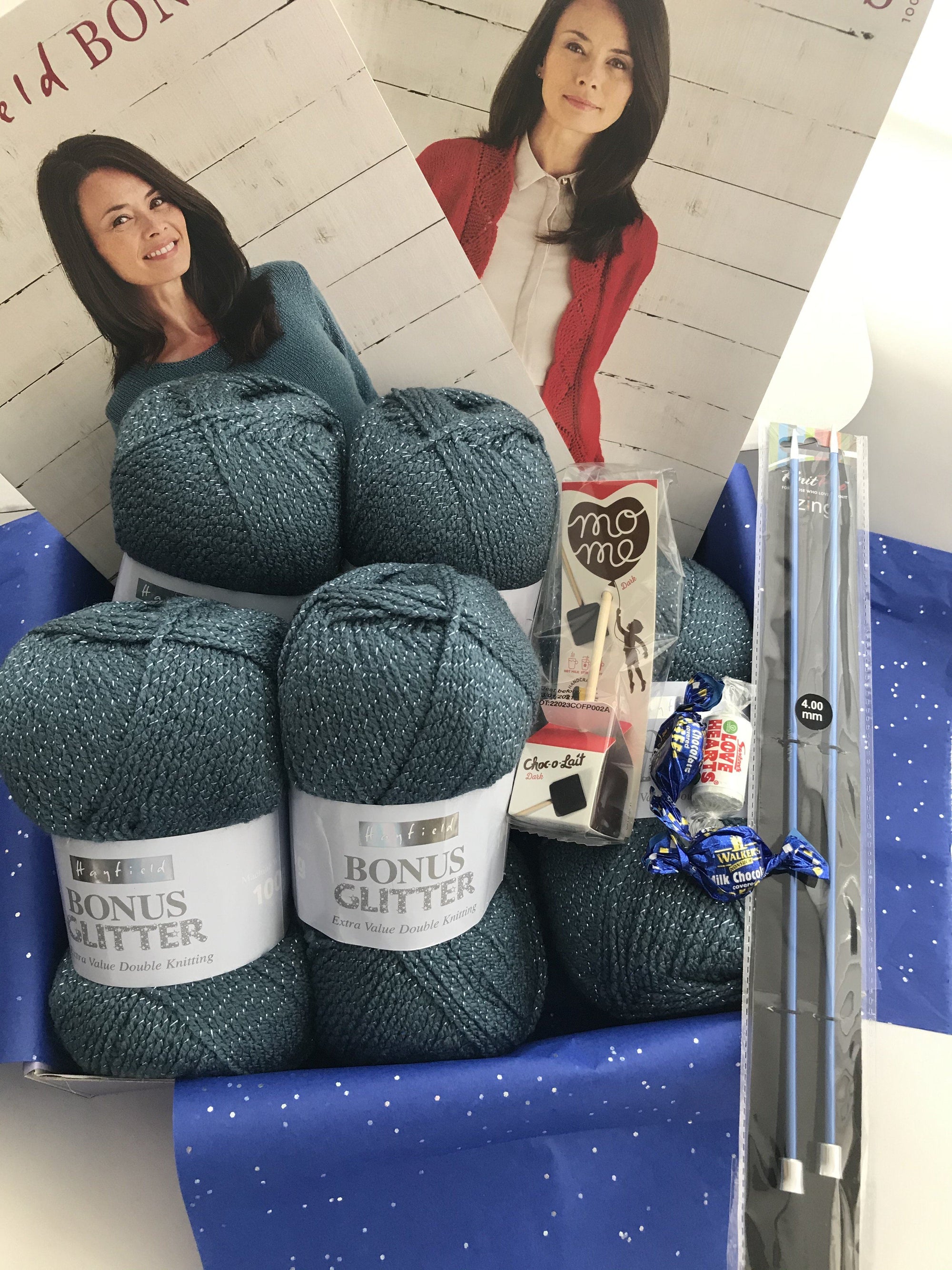 February 2020 Ladies Box On Sale Now! Buy Today Whilst Stocks Last! Knit in a Box Blue