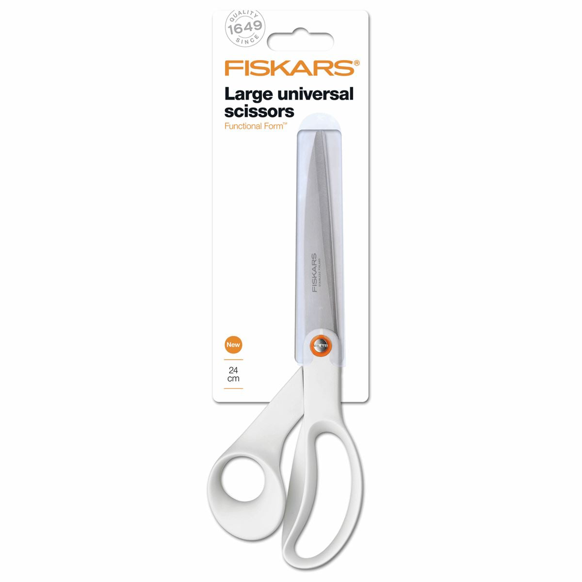 Fiskars Scissors for Thick and Multiple Layers of Fabric - White: 24cm/9.5in Knit in a Box