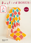 Hayfield 10120 Crochet Blanket & Cushion in Bonus DK (PDF) Knit in a Box