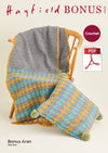 Hayfield 10125 Crochet Runner & Cushion in Bonus Aran (PDF) Knit in a Box