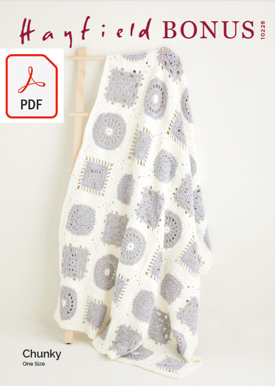 Hayfield 10228 Bonus Chunky DK (PDF) Knit in a Box 