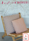 Hayfield 10255 Cushions in Bonus DK (PDF) Knit in a Box 