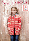 Hayfield 2513 Girl Jacket in Hayfield Bonus Breeze DK (PDF) Knit in a Box 