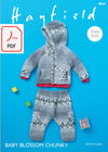 Hayfield 4864 Hooded Jacket and Trousers in Baby Blossom Chunky (PDF) Knit in a Box 