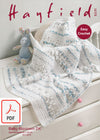 Hayfield 5231 Crochet Blanket in Baby Blossom DK (PDF) Knit in a Box 