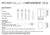 Hayfield 5232 Boy's Crochet Jacket in Baby Blossom DK (PDF) Knit in a Box