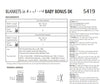 Hayfield 5419 Blankets in Baby Bonus DK (PDF) Knit in a Box