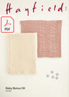Hayfield 5419 Blankets in Baby Bonus DK (PDF) Knit in a Box