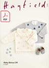 Hayfield 5420 Sweaters in Baby Bonus DK (PDF) Knit in a Box 