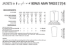 Hayfield 7794 Jackets in Bonus Aran Tweed (PDF) Knit in a Box