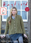Hayfield 7795 Swing Coat in Bonus Aran Tweed (PDF) Knit in a Box