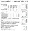 Hayfield 7897 Sweater in Bonus Aran Tweed (PDF) Knit in a Box