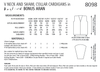 Hayfield 8098 V Neck and Shawl Collar Cardigan in Bonus Aran (PDF) Knit in a Box