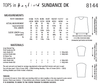 Hayfield 8144 Tops in Sundance DK (PDF) Knit in a Box