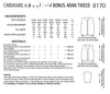 Hayfield 8170 Cardigans in Bonus Aran Tweed (PDF) Knit in a Box
