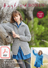 Hayfield 8229 Ladies Cardigans in Bonus Aran Tweed & Bonus Aran (PDF) Knit in a Box