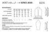 Hayfield 8231 Ladies Jacket in Bonus Aran (PDF) Knit in a Box