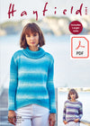 Hayfield 8264 Ladies Sweaters in Spirit DK (PDF) Knit in a Box 