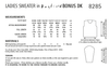 Hayfield 8285 Ladies Sweater in Hayfield Bonus DK (PDF) Knit in a Box
