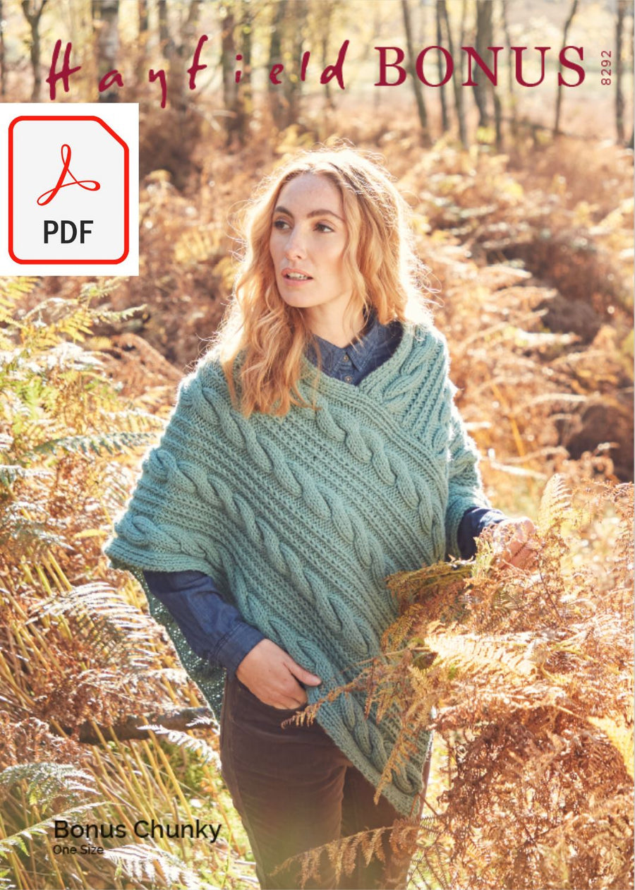 Hayfield 8292 in Hayfield Bonus Chunky (PDF) Knit in a Box 