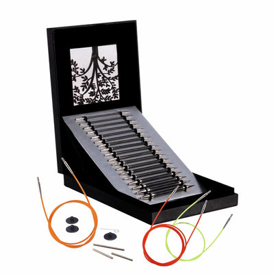 Karbonz: KnitPro interchangeable circular knitting needles in Deluxe Set Knit in a Box
