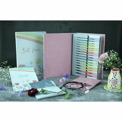 KnitPro Gift Set: Self Love Interchangeable CIRCULAR Needle Knit in a Box