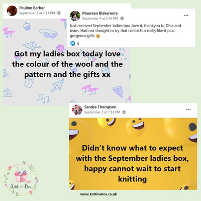 September 2021 Ladies Box Knit in a Box