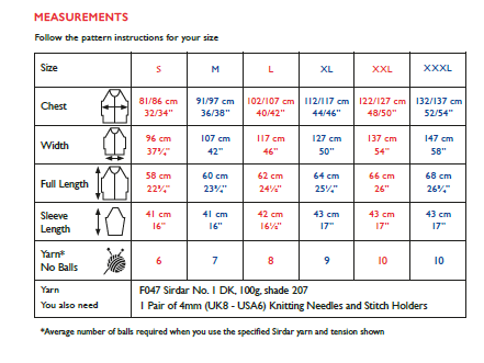 Sirdar 10101 Ladie Sweater in Sirdar No1 DK Knitting (PDF) Knit in a Box
