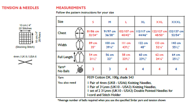 Sirdar 10117 Ladie Top in Cotton DK (PDF) Knit in a Box
