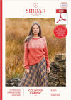 Sirdar 10131 Ladie Sweater in Country Classic 4 Ply Knitting (PDF) Knit in a Box