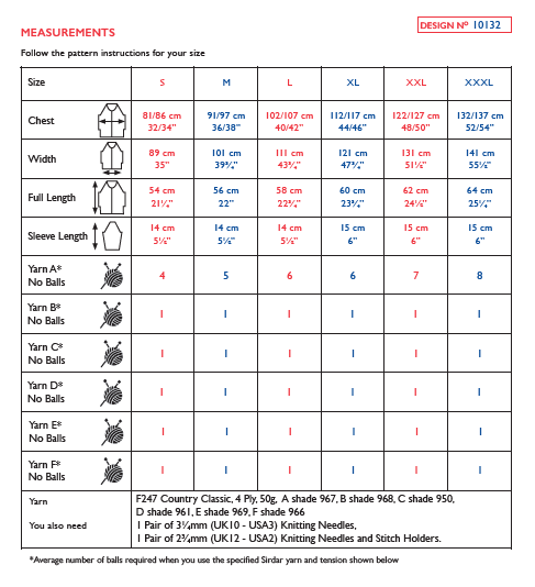 Sirdar 10132 Ladie Fair Isle Sleeve Top in Country Classic 4 Ply Knitting (PDF) Knit in a Box