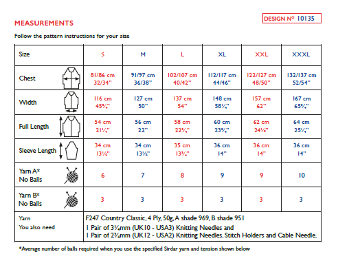Sirdar 10135 Ladie Fair Isle Sweater in Country Classic 4 Ply Knitting (PDF) Knit in a Box
