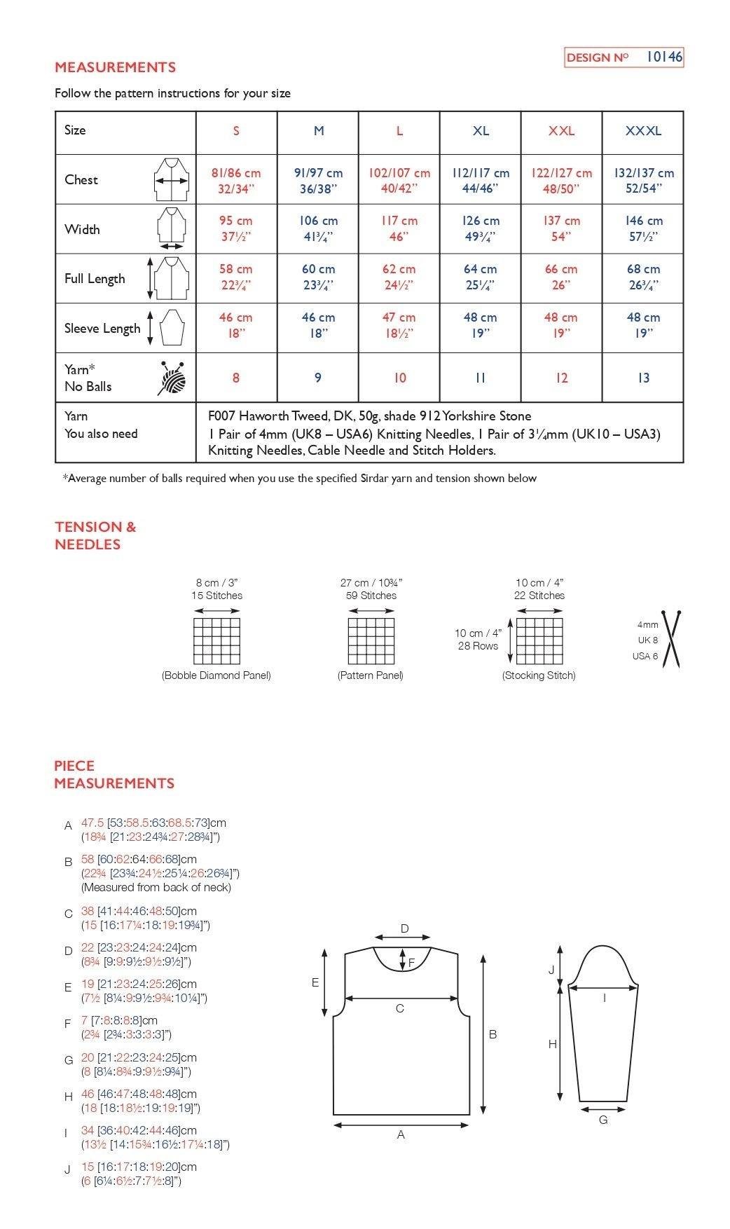 Sirdar 10146 Haworth Tweed DK (PDF) Knit in a Box