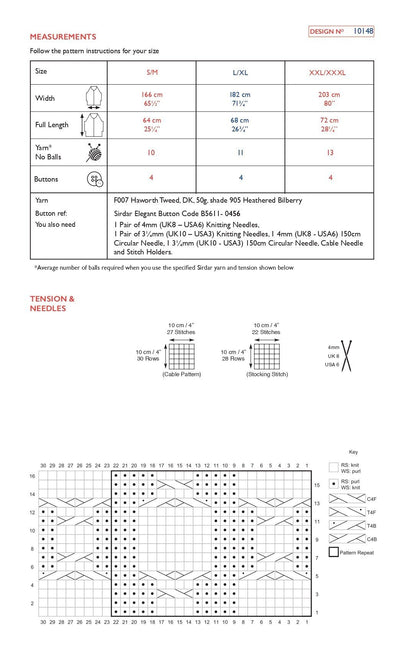 Sirdar 10148 Haworth Tweed DK (PDF) Knit in a Box