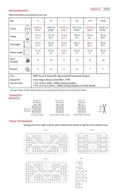 Sirdar 10150 Haworth Tweed DK (PDF) Knit in a Box