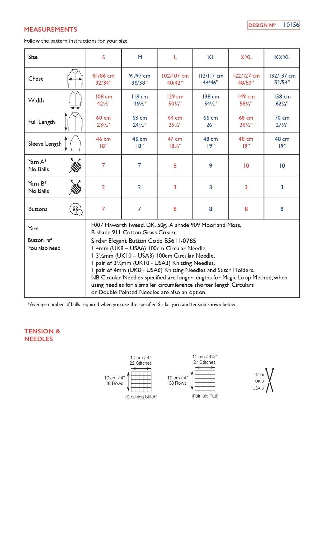 Sirdar 10156 Haworth Tweed DK (PDF) Knit in a Box
