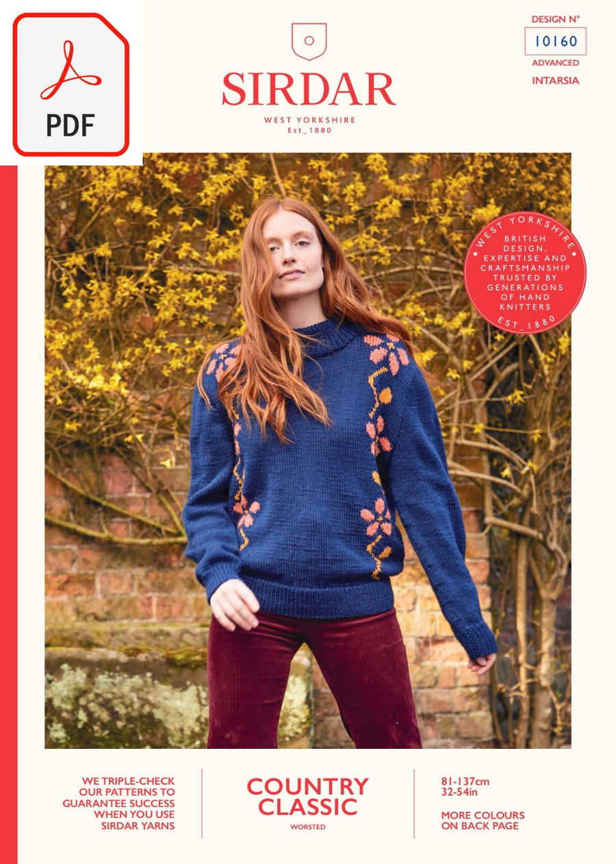 Sirdar 10160 Country Classic Worsted (PDF) Knit in a Box 