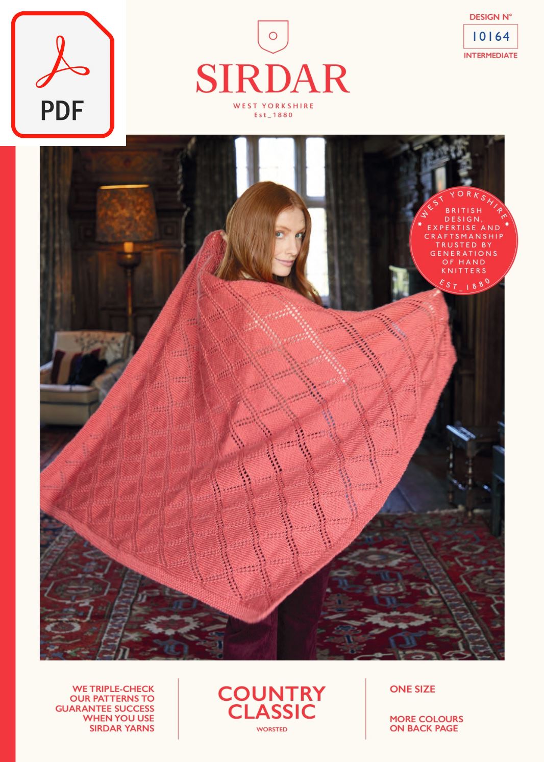 Sirdar 10164 Country Classic Worsted (PDF) Knit in a Box