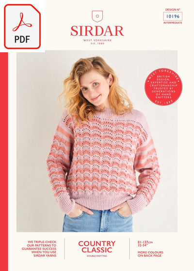 Sirdar 10196 Country Classic DK (PDF) Knit in a Box