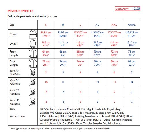 Sirdar 10205 Cashmere Merino Silk DK (PDF) Knit in a Box