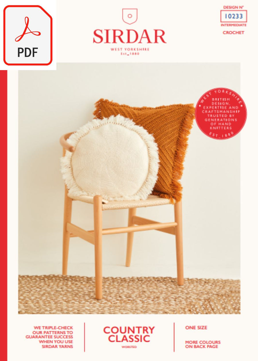 Sirdar 10233 Country Classic Worsted (PDF) Knit in a Box 