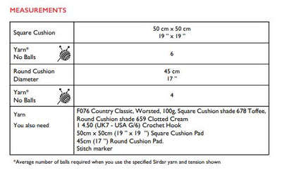 Sirdar 10233 Country Classic Worsted (PDF) Knit in a Box