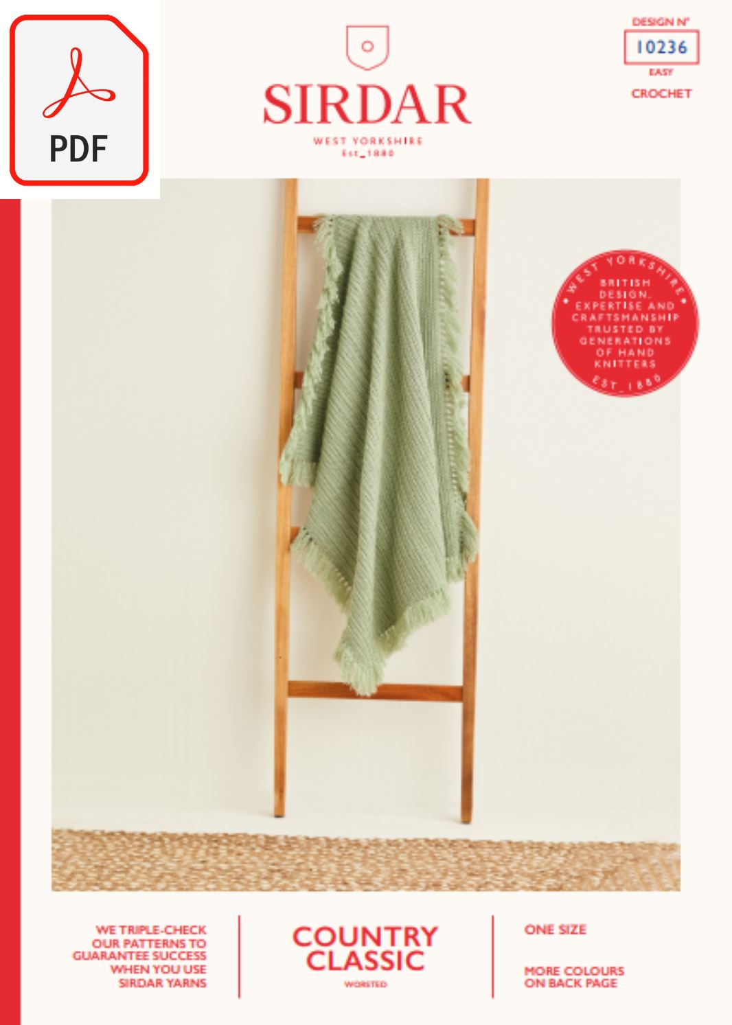 Sirdar 10236 Country Classic Worsted (PDF) Knit in a Box