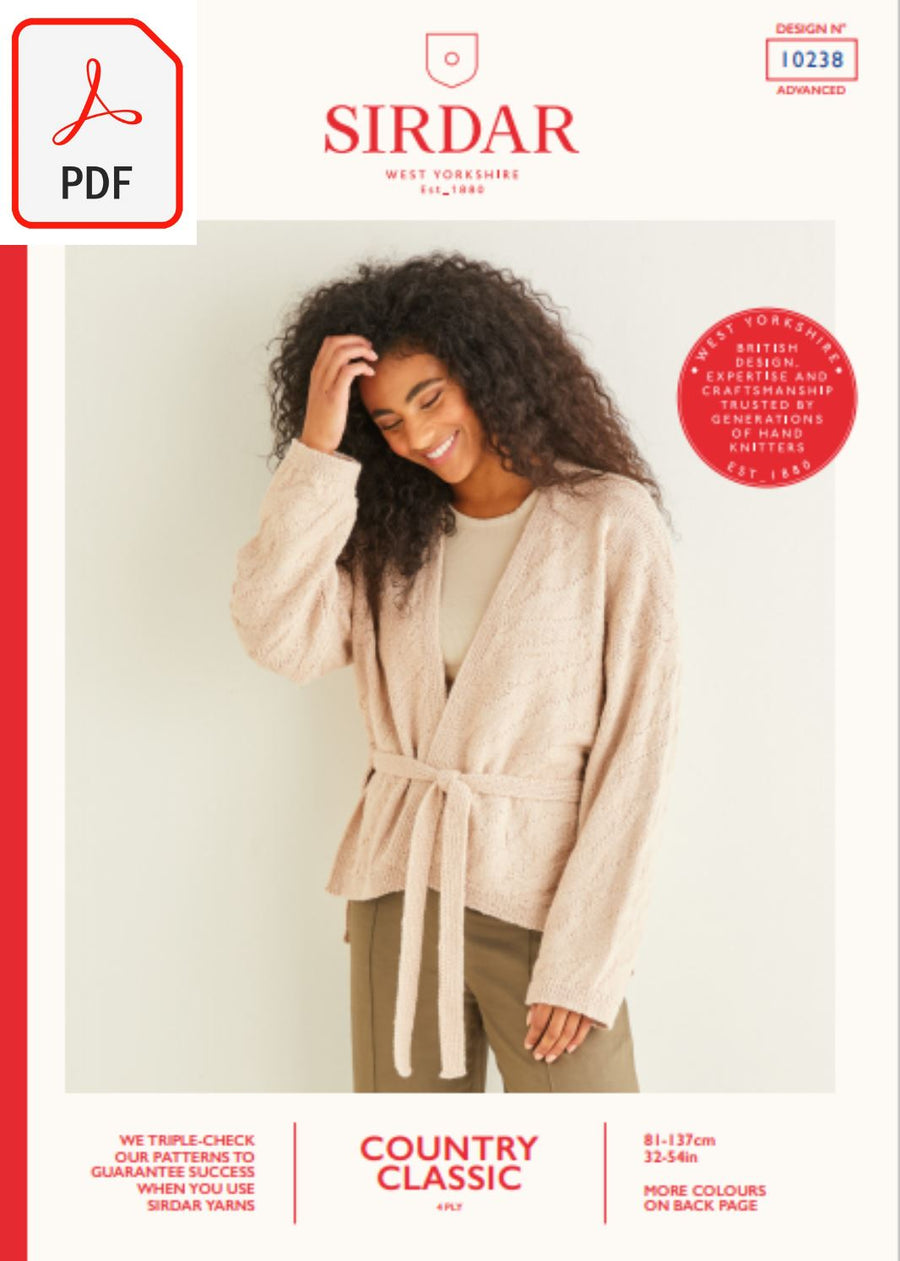 Sirdar 10238 Country Classic 4 Ply (PDF) Knit in a Box 