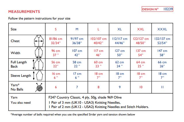 Sirdar 10239 Country Classic 4 Ply (PDF) Knit in a Box