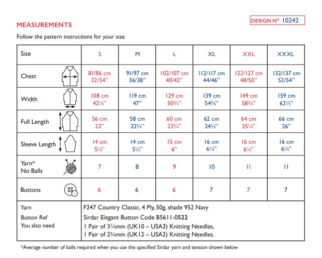 Sirdar 10242 Country Classic 4 Ply (PDF) Knit in a Box