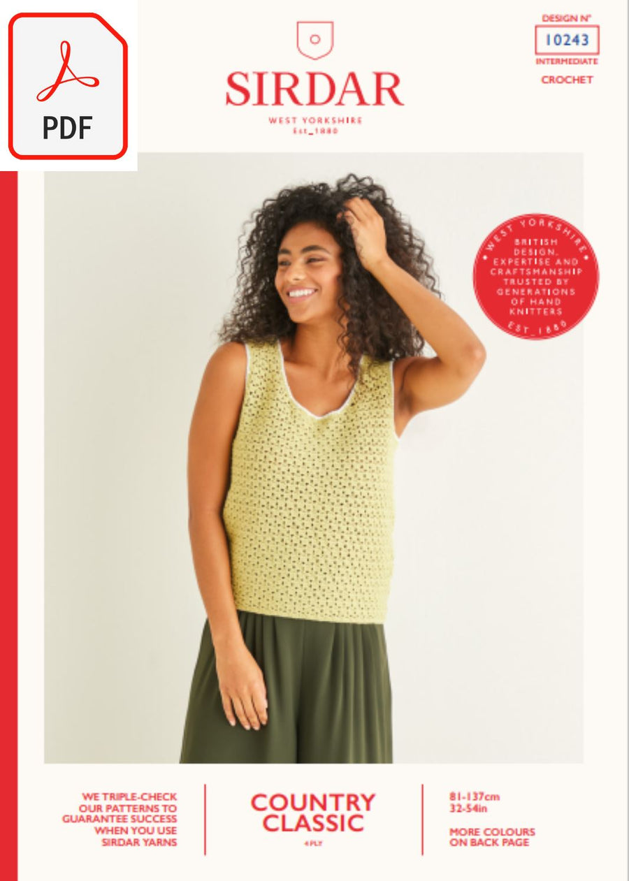 Sirdar 10243 Country Classic 4 Ply (PDF) Knit in a Box 