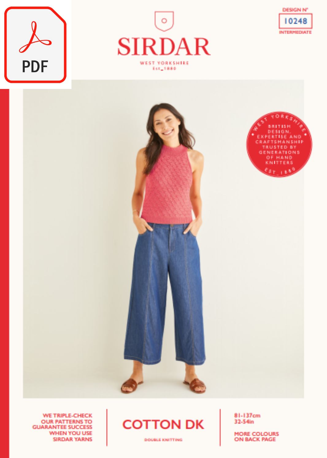 Sirdar 10248 Cotton DK (PDF) Knit in a Box