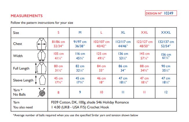 Sirdar 10249 Cotton DK (PDF) Knit in a Box
